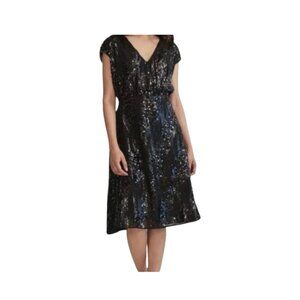 RW&Co - Sequin Dress - V-neck - Black